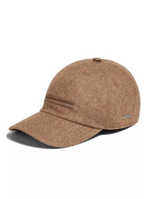 ZEGNA Mélange Oasi Cashmere Baseball Cap