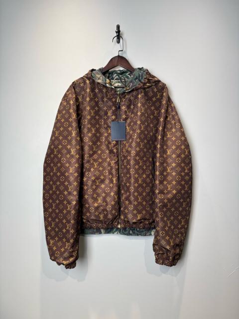 Louis Vuitton Louis Vuitton LV x Nigo 25FW latest collection, all-over logo monogram camouflage reversible windpro