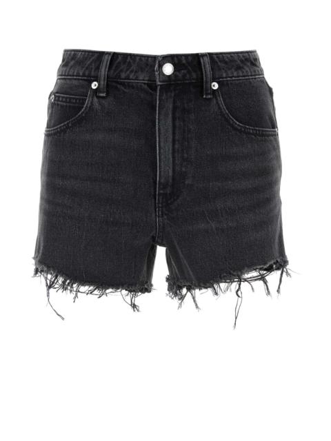Alexander Wang Alexander Wang Women Black Denim Shorts
