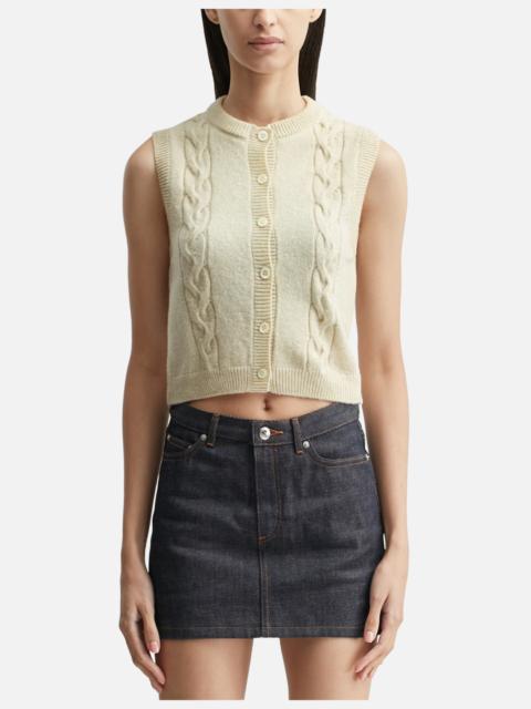 A.P.C. ALYSON SLEEVELESS JUMPER