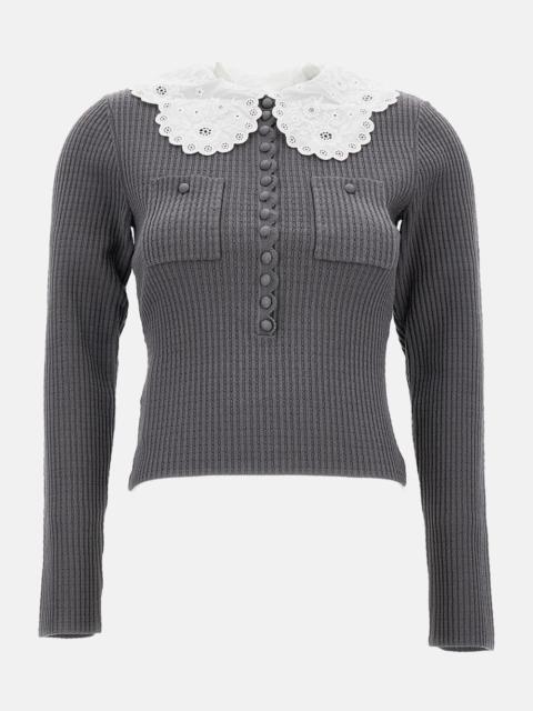 self-portrait KNIT TOP