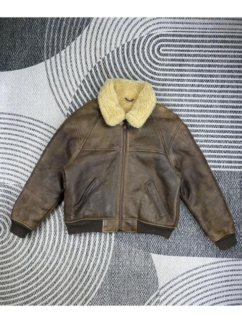 Other Designers Genuine Leather - Vintage Shearling By Lawrence Type B-3 Leather Jacket