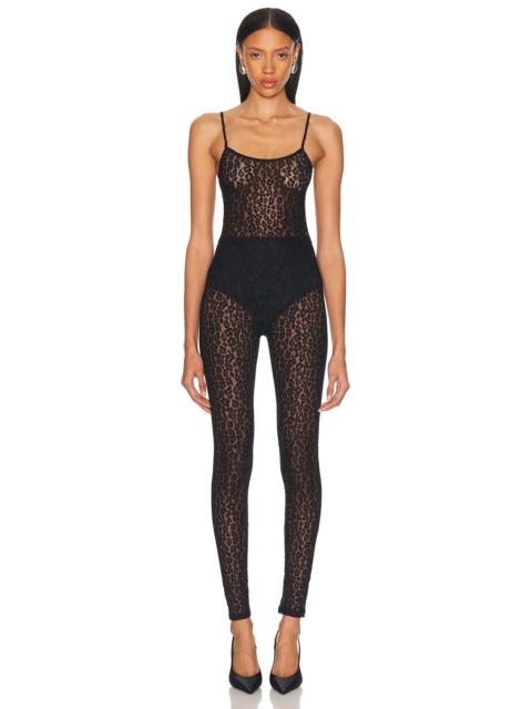 ALEXANDRE VAUTHIER Panther Lace Catsuit