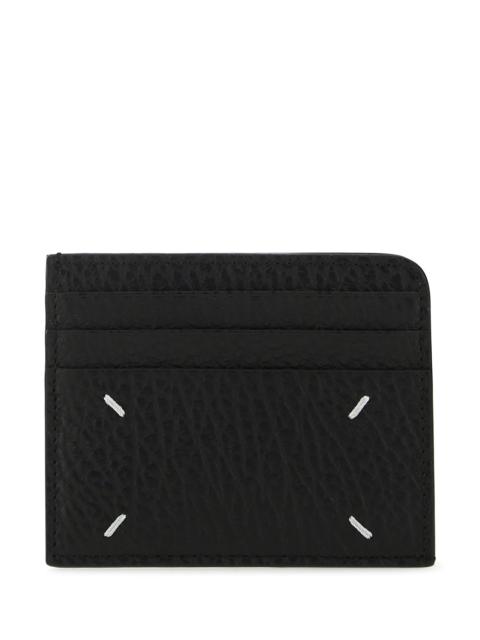 Maison Margiela Maison Margiela Women Black Lather Card Holder