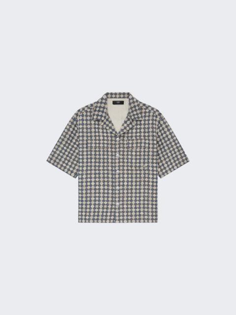 AMIRI Ma Quad Boucle Camp Shirt Midnight Blue