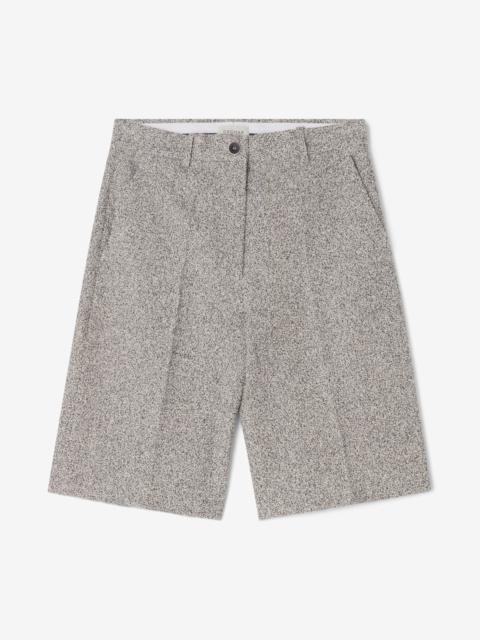 House of Dagmar Bouclé shorts