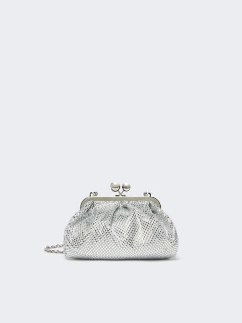 WEEKEND Max Mara EMY Small Pasticcino Bag in satin with rhinestones