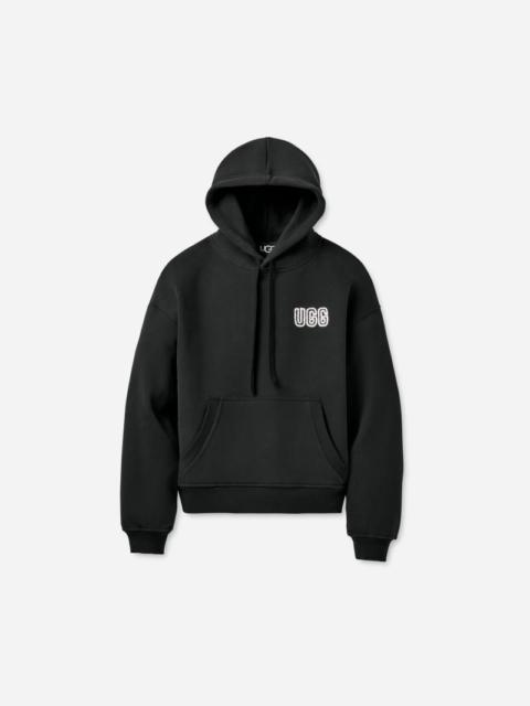UGG ® Women's ® Logo Hoodie Cotton Blend in Black