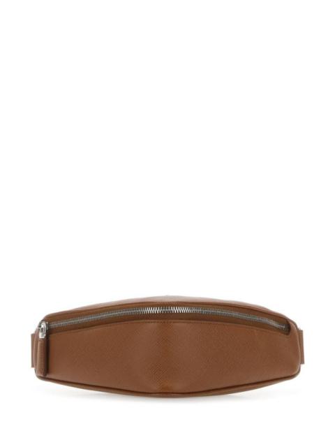 Prada Man Brown Leather Belt Bag