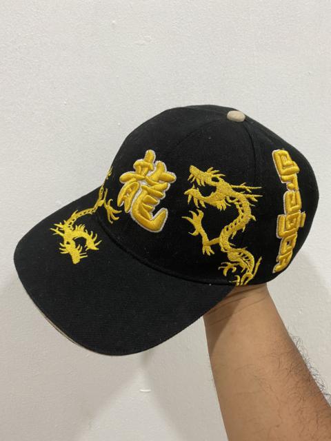 Other Designers Japanese Brand - 🔥Vintage🔥 Mega USA Dragon Style Full Embroid Hat