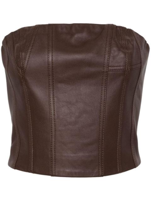 AMIRI Amiri Women Leather Bustier