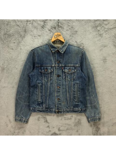 Other Designers Distressed Denim - TRASHED🔥 VINTAGE LEVI'S 276 BUTTON DENIM JACKET #5557-197