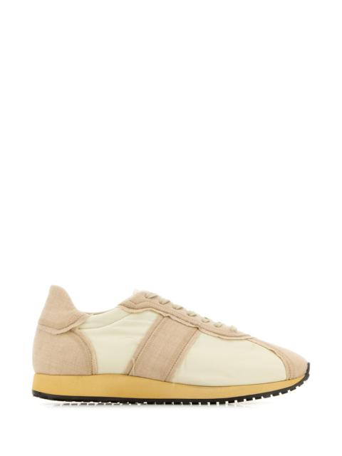 The Row Two-tone canvas Mica sneakers