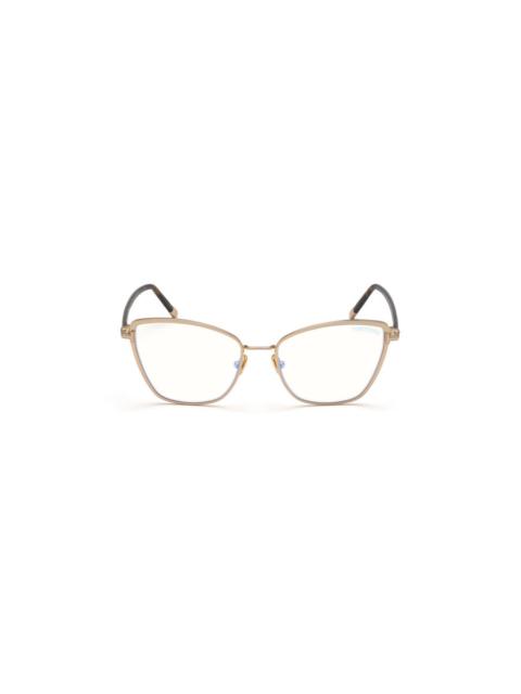 TOM FORD Tom Ford Demo Cat Eye Ladies Eyeglasses FT5740-B 028 54