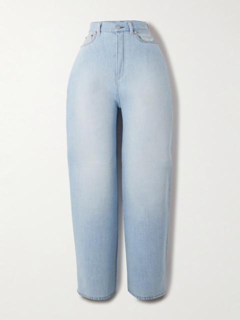 Acne Studios Padded High-rise Wide-leg Jeans