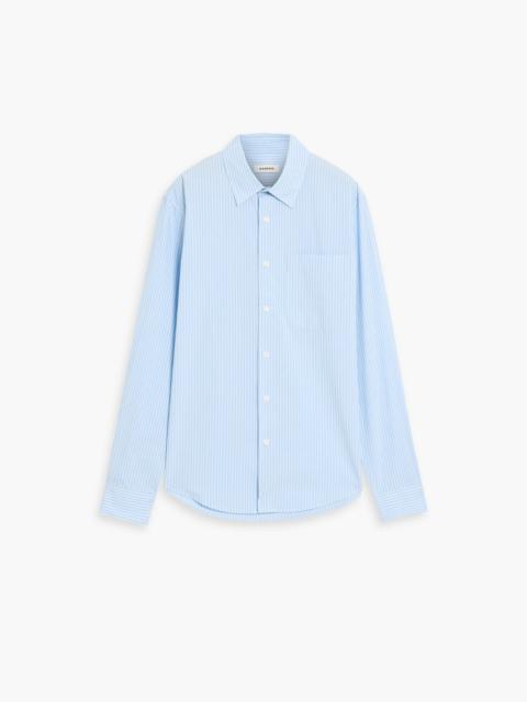 Sandro Striped cotton-poplin shirt