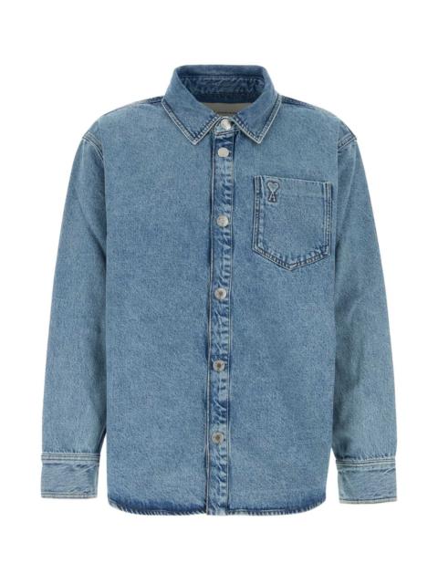 AMI Paris Ami Men Denim Overshirt