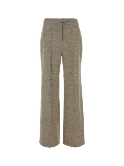 MAGDA BUTRYM Magda Butrym Women Melange Dove Grey Silk Blend Pant