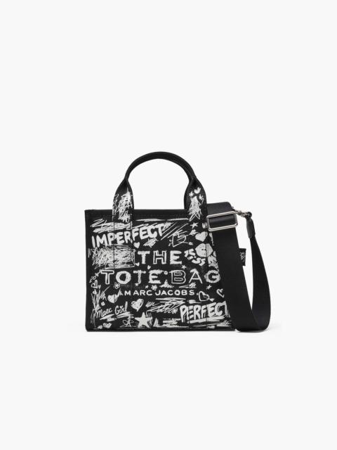 Marc Jacobs THE PUNK SCRIBBLE CANVAS SMALL TOTE BAG