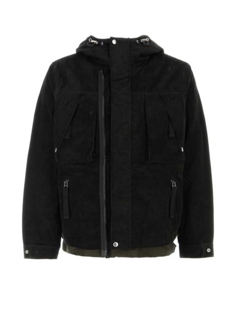 sacai Sacai Men Black Corduroy Jacket