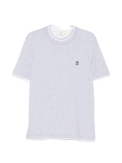 Brunello Cucinelli Brunello Cucinelli Men Logo Cotton T-Shirt