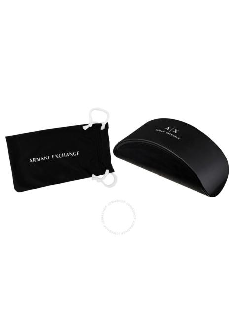 Armani Exchange - Armani Exchange Dark Violet Mirrored Red Rectangular Men's Sunglasses AX4122S 82946Q 59