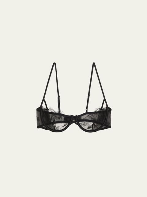 KIKI DE MONTPARNASSE All Over Lace Balconette Bra