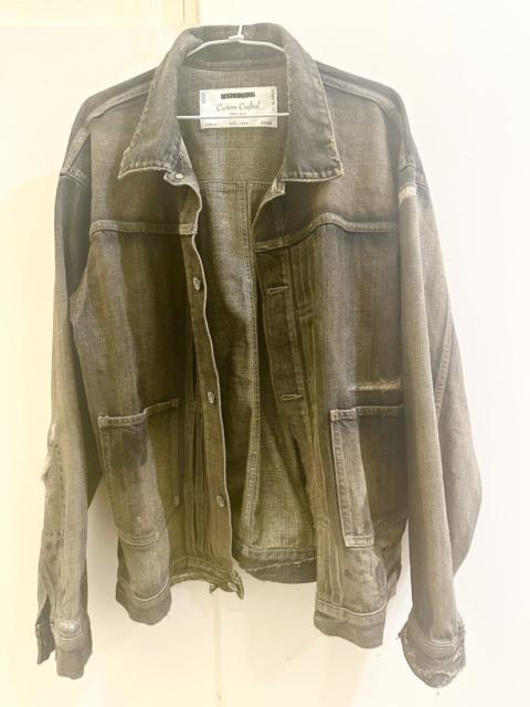 NEIGHBORHOOD Neighborhood 25SS Destroyed Denim Jacket - Size XL
