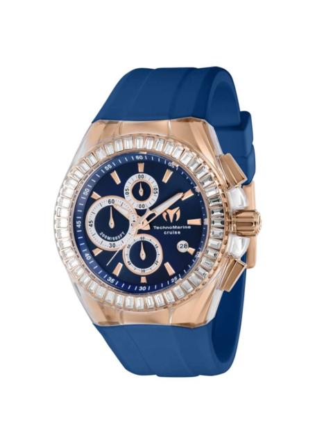 Other Designers TechnoMarine Cruise Chronograph Quartz Crystal Blue Dial Men's Watch TM-121165