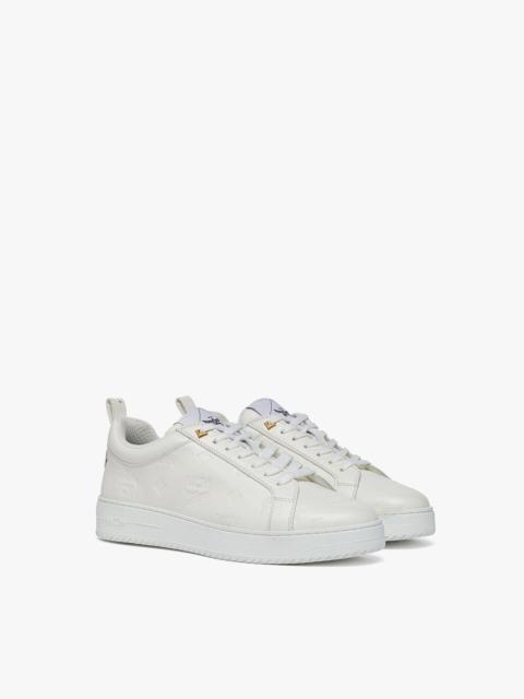 MCM Neo Terrain Lo Sneakers in Monogram Leather