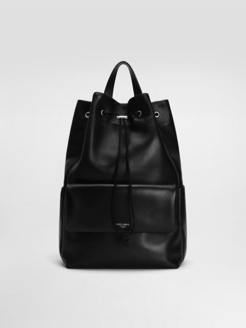 Dolce & Gabbana Calfskin nappa leather backpack
