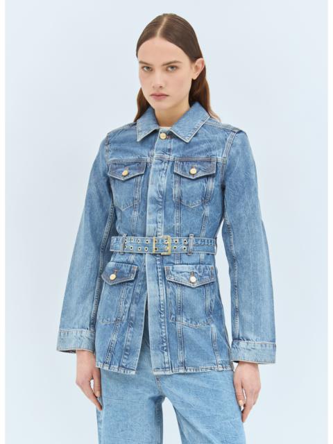 GANNI Ganni Women Foil Denim Jacket