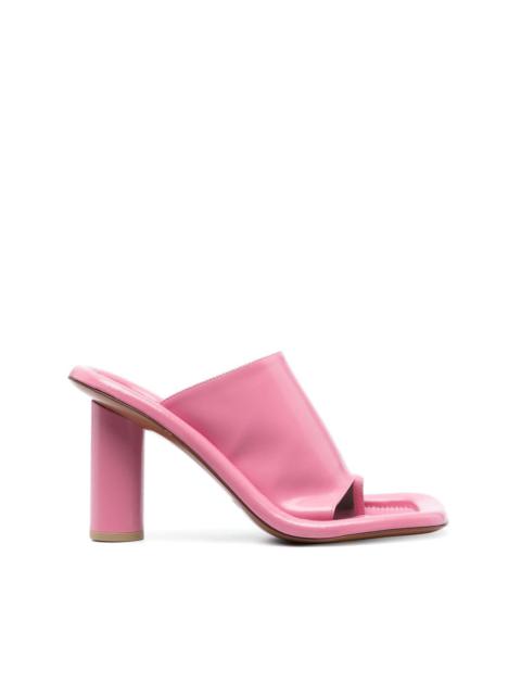 Ambush Cushion square-toe leather mules