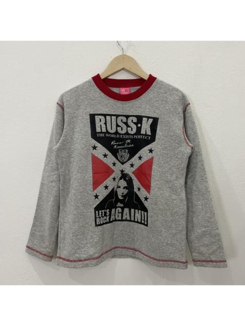 Other Designers Vintage - Vintage Russ.k Like Hysteric Glamour Tee