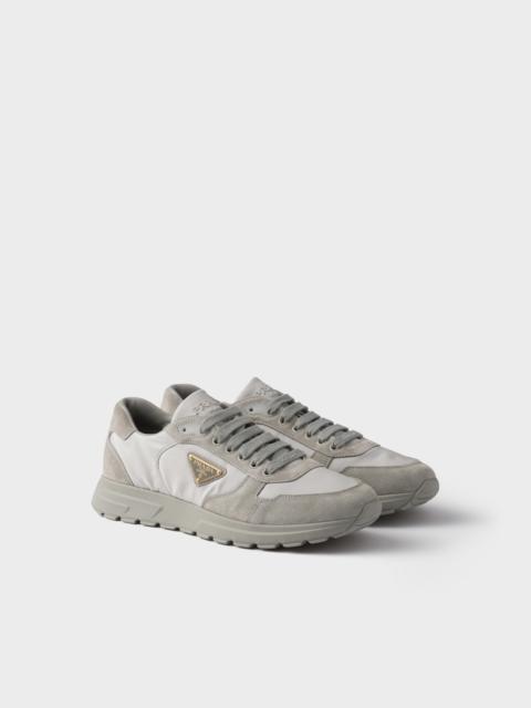 Prada Prax 2.0 Re-Nylon and suede sneakers