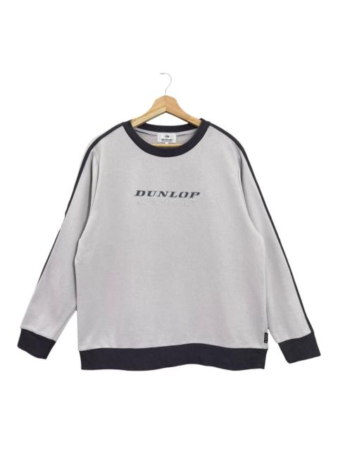 Other Designers Japanese Brand - Vintage Dunlop Spellout Logo Crewneck Sweatshirt Size M