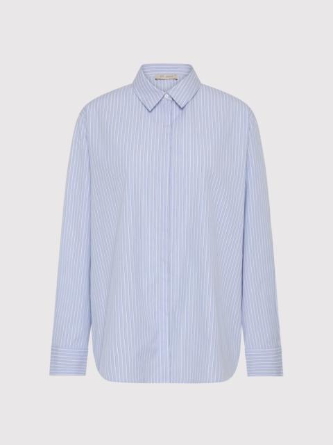 ST. AGNI Classic Shirt - Pale Blue Stripe