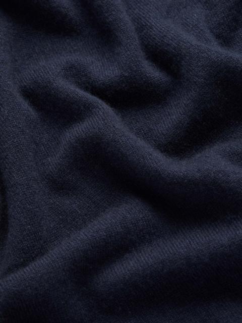 Derek Rose Men's Hoodie Finley 10 Cashmere Navy