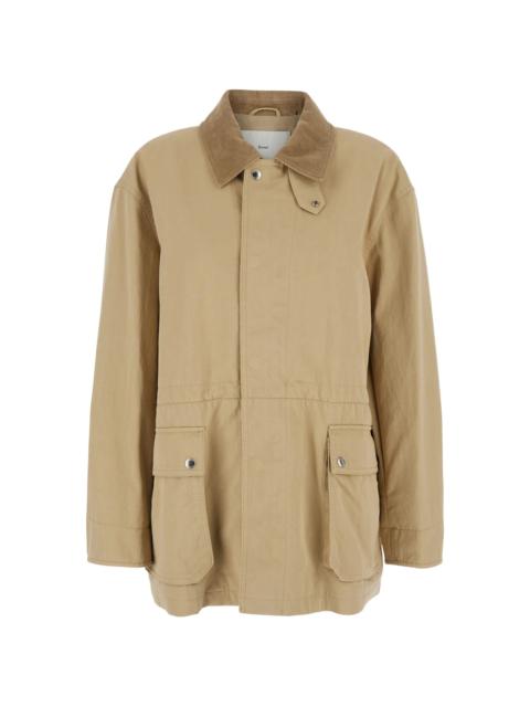 Dunst Dunst Corduroy-collar Jacket
