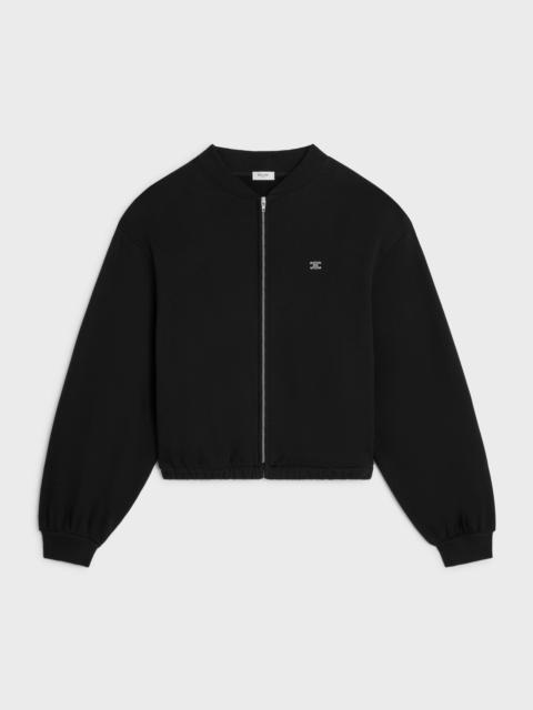 CELINE teddy jacket IN cotton fleece