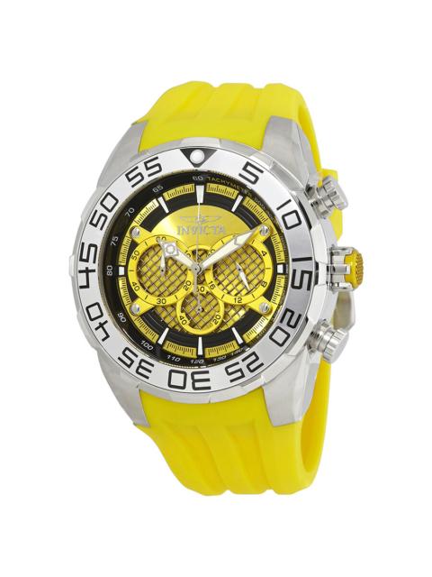 Other Designers Invicta Speedway Chronograph Yellow Dial Men's Watch 26298