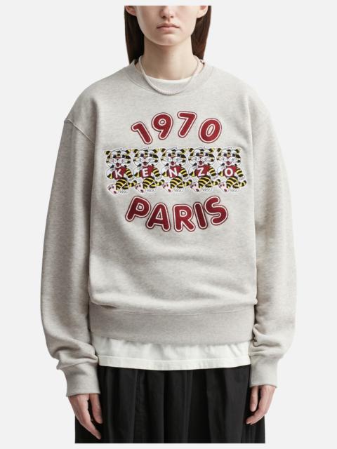 KENZO 'KENZO WILD TIGER' EMBROIDERED SWEATSHIRT