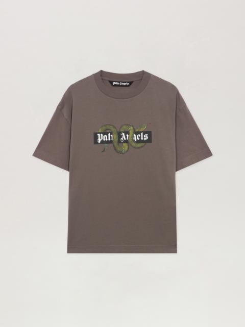 Palm Angels Snake Box Logo Regular T-Shirt