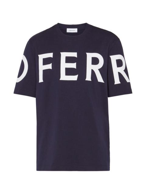 FERRAGAMO Logo cotton t-shirt
