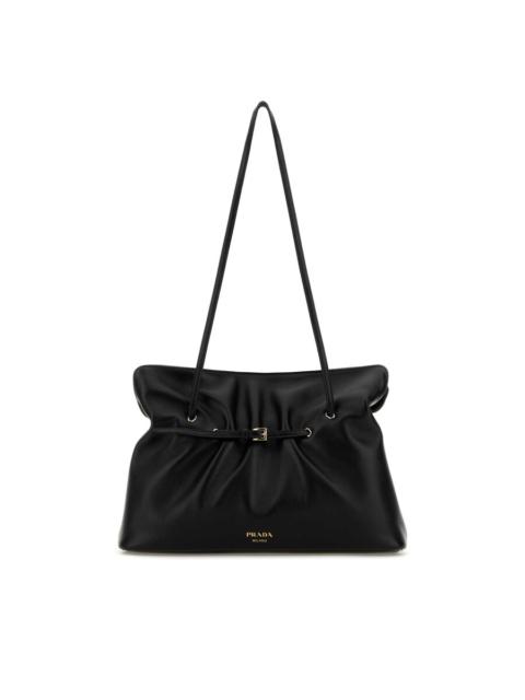 Prada Prada Black Nappa Leather Shoulder Bag