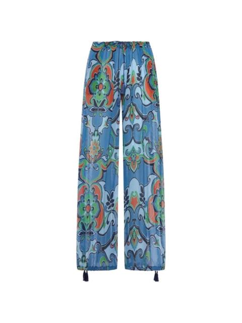 Etro Etro Women Wide Pants With Tassels
