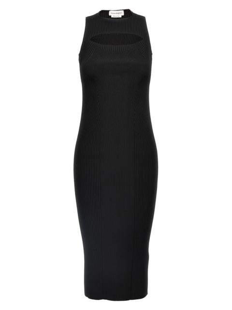 Alexander McQueen Ribbed knit dress