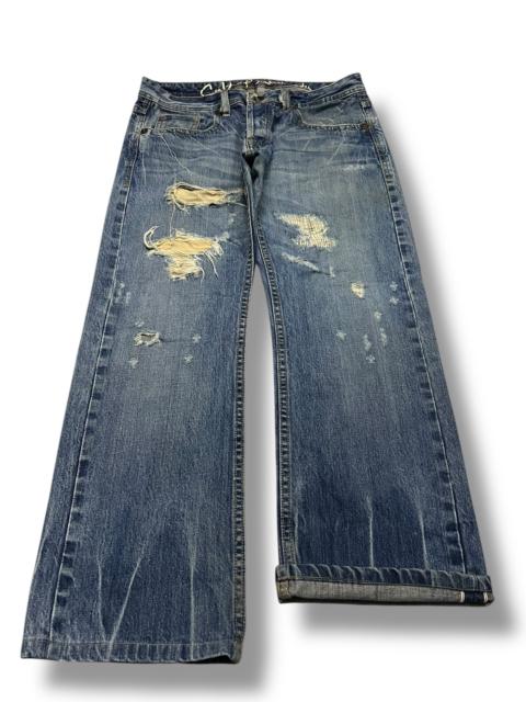 Other Designers Cult Of Individuality Distressed Selvedge Denim