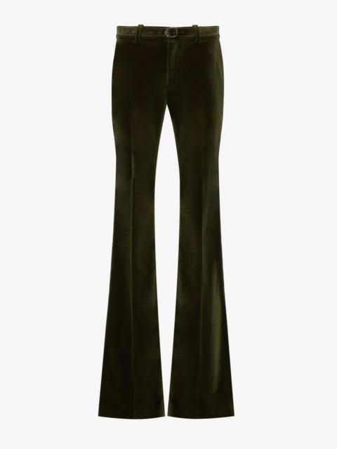 Proenza Schouler Marie Pant in Velvet Suiting