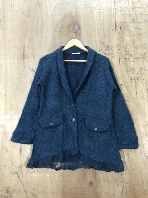 Other Designers Japanese Brand - Axes Fringe Laces Knit Cardigan